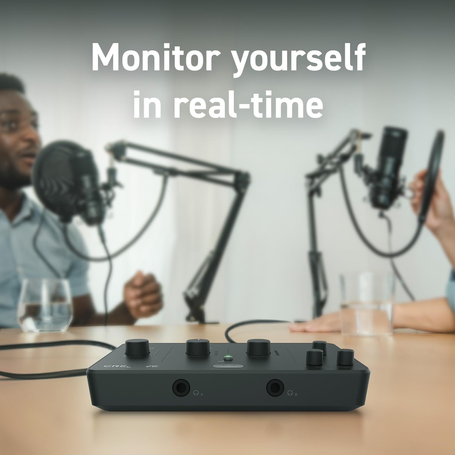 Creative Live! Audio A3 USB Audio Interface with High-Resolution Recording and Playback up to 24-bit 96kHz, with Zero-Latency Direct Monitoring