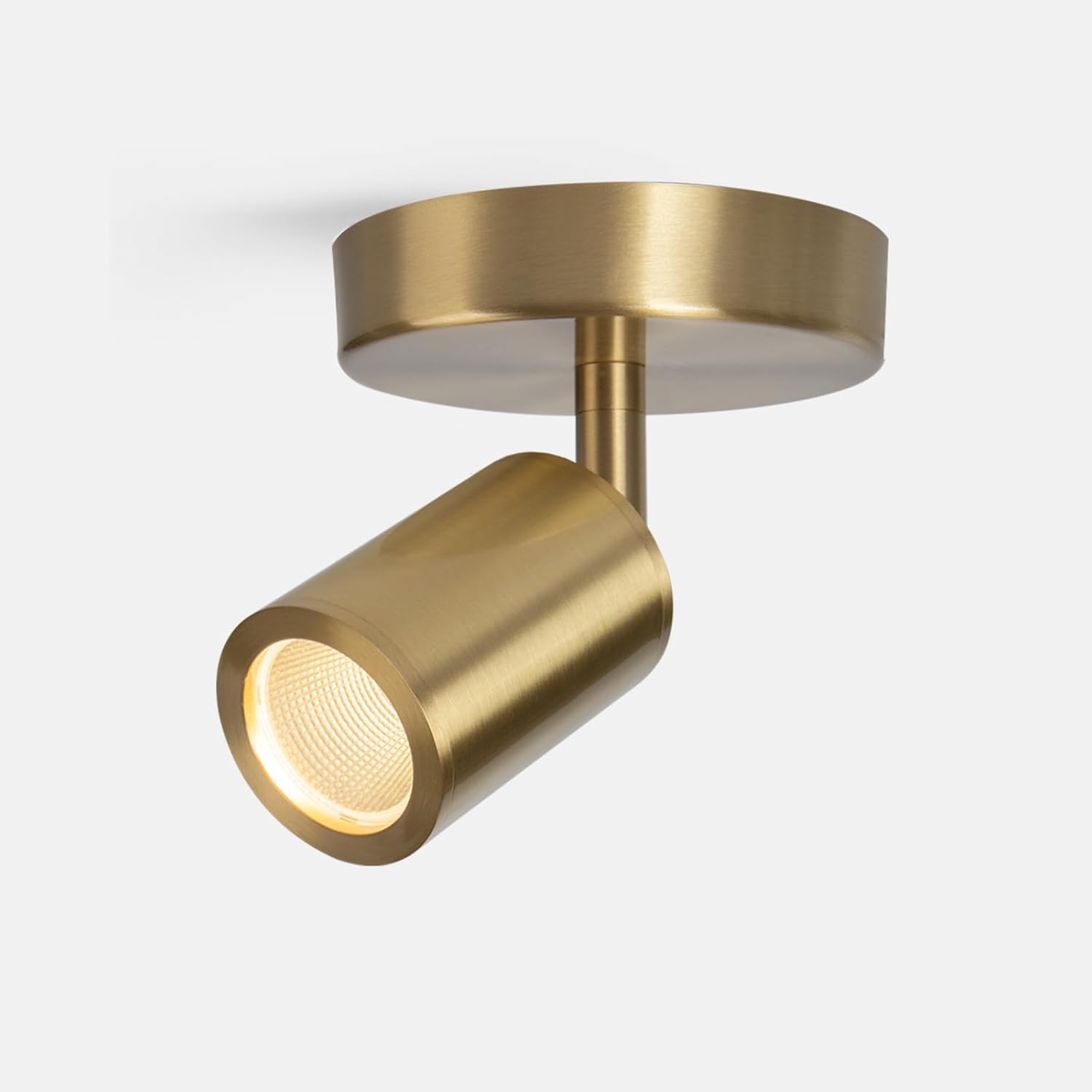 LED Ceiling Spotlight – Adjustable Rotatable 350° & 90° Tilt, 7W (770 lm) 3000K Warm White, CRI ≥97, Copper Finish, Spot Light for Living Room, Bedroom, Corridor, Artwork