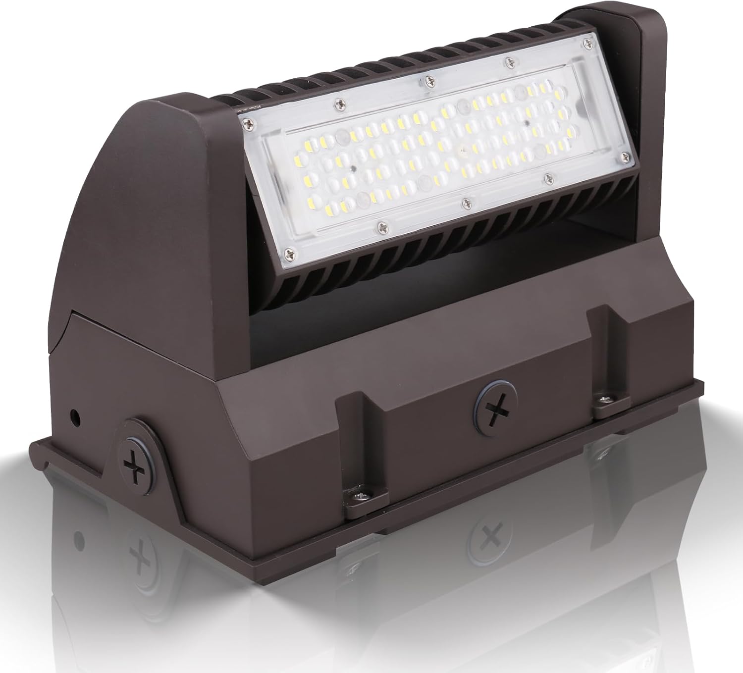 40W Rotatable LED Wall Pack Light, 5000K 5400LM, Adjustable Head Outdoor Area Wall Mount Light, IP65 Waterproof Commercial Outdoor Security Lighting for Warehouse, Parking Garage, UL&DLC Listed