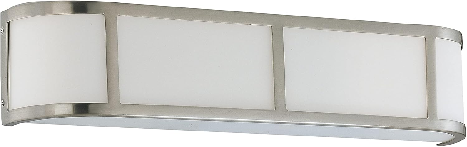 Nuvo 60/2873 Three Light Wall Sconce Vanity, 5Hx4, Brushed Nickel