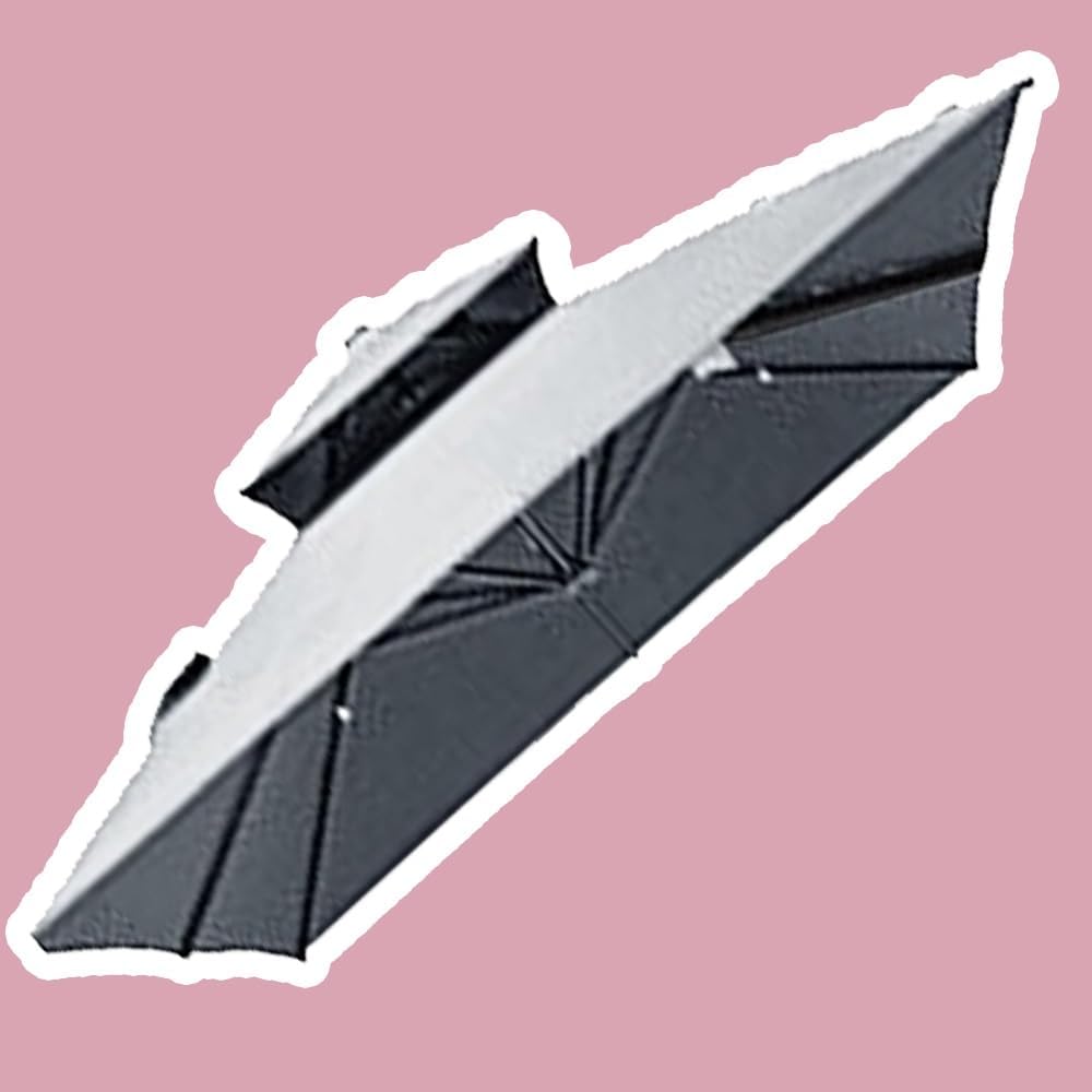 10ft Umbrella Replacement Canopy, Double Top Parasol Replacement Fabric Outdoor Umbrella Canopy Sun Shade Cloth, for Patio, Garden, Backyard (Canopy ONLY)(Grey)