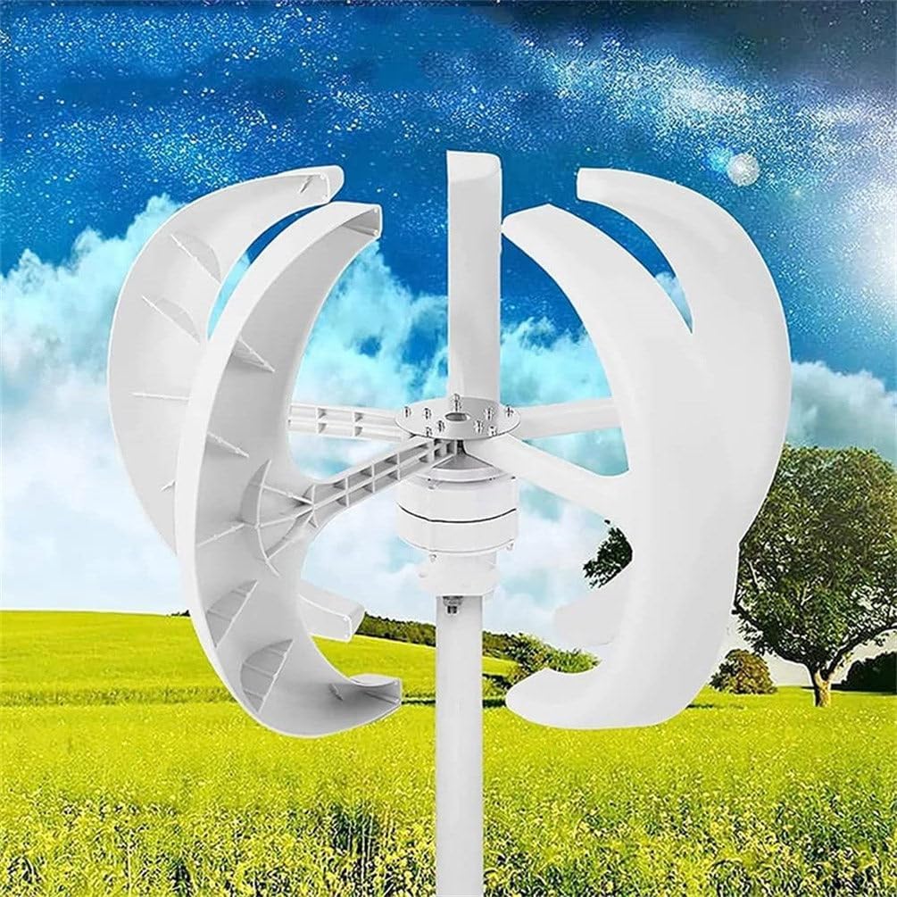 High Efficiency Wind Generator Set 400W-1200W for Home & Marine, 12V/24V Wind Turbines with MPPT Controller, Renewable Energy Windmill System