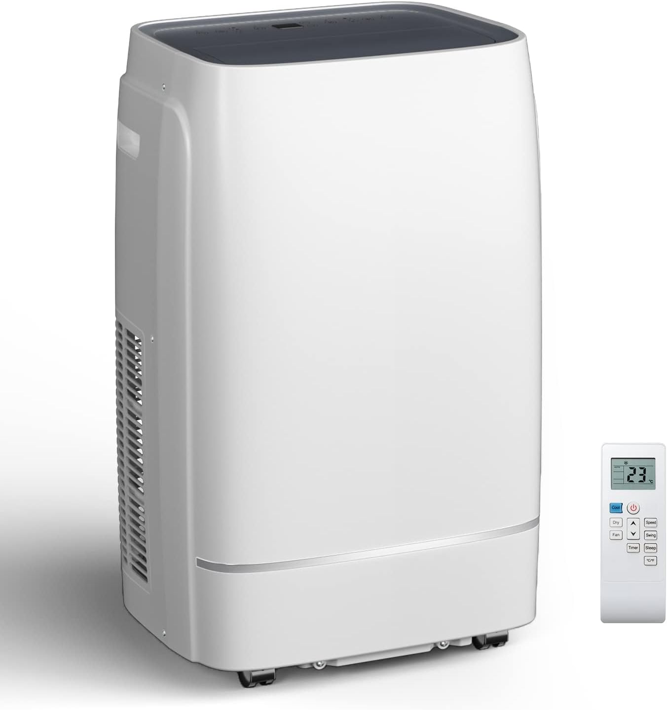 COWSAR 12000 BTU Portable Air Conditioner 4-IN-1 Portable AC Unit 24H Timer Room Air Conditioners 550 Sq.Ft. Coverage ＜53dB Portable Air Conditioners for Room