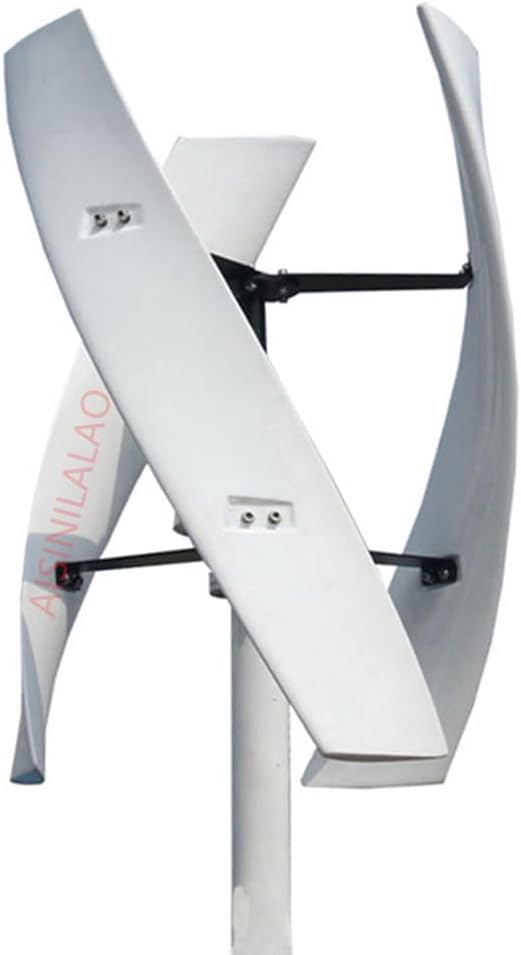 4000W Wind Solar Complementary Wind Turbine Generator Kit, Aluminum Alloy 3 Blades 12V 24V 48V 220V Solar Generators with MPPT Controller for Outdoor Lighting