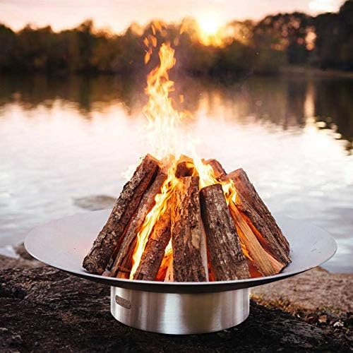 Fire Pit Art Bella Vita Wood Fire Pit (Bella-Vita34), 34-Inch