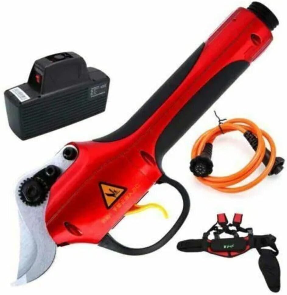High Power Electric Pruner Garden Pruning Shears Tree Cutter Trimmer Scissors Battery Powered Cordless Electric Pruning Tree Pruner with Rechargeable Battery