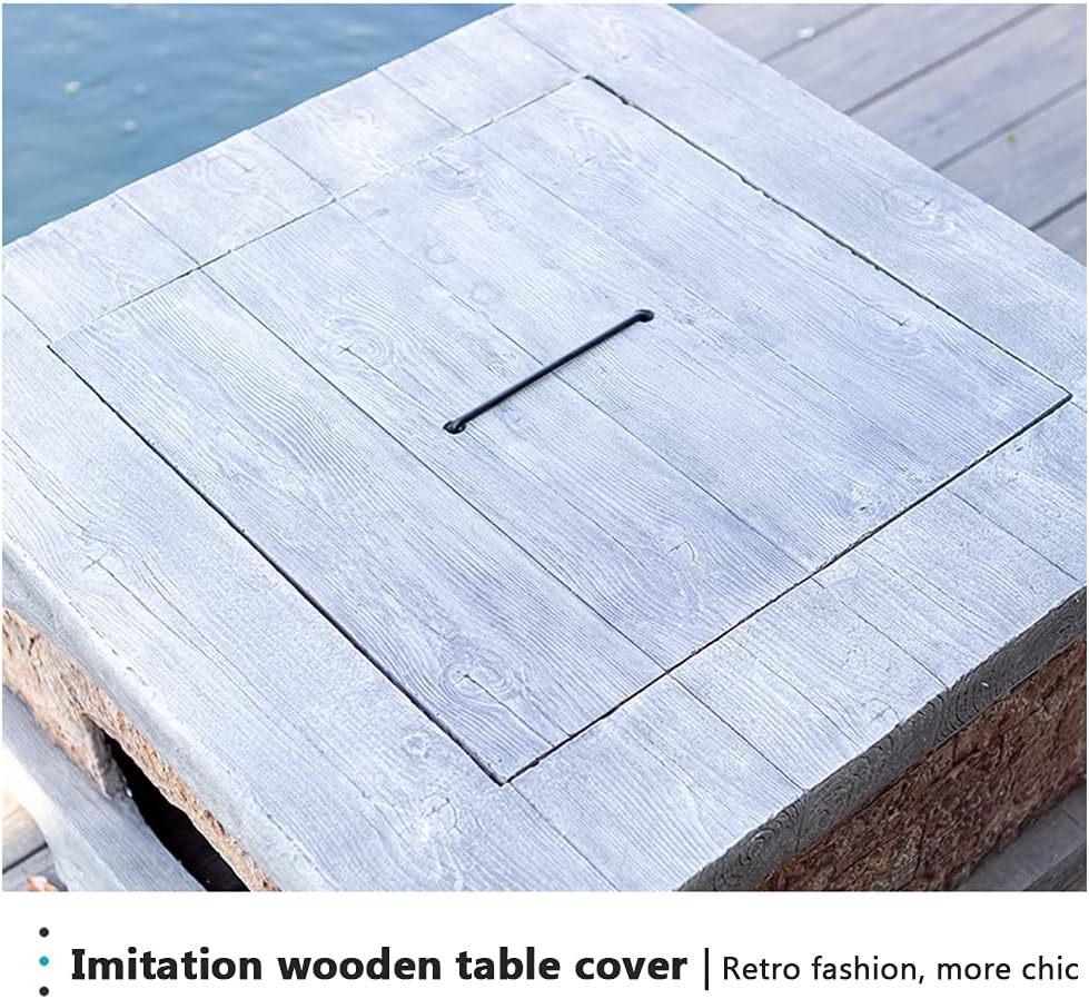 Outdoor Decorative Brazier, Garden Heater Terrace Camping Brazier Cast Iron Party Barbecue Table