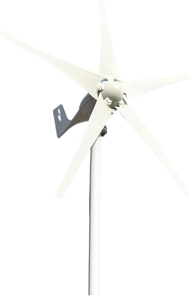 5000W Wind Turbine Generator 12V 24V 48V Home Use 5KW Wind Turbines Generator Kit, Wind Power Generator Industrial Energy(with Mppt Controller,24V)