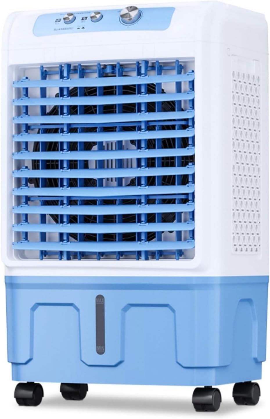 Portable Air Conditioner with 20/30/40L Water Tank, 3-in-1 Evaporative Air Cooler with Ice Packs, 120° Oscillation & 36dB Quiet Operation(84cm)