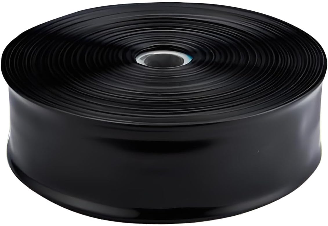 Thickened Flat Soaker Hose, Heavy Duty Double Layer Watering Hoses, Save 80% Water, Flexible Leakproof, Drip Irrigation Tubing for Garden Beds and Lawns 100m 1.5inches