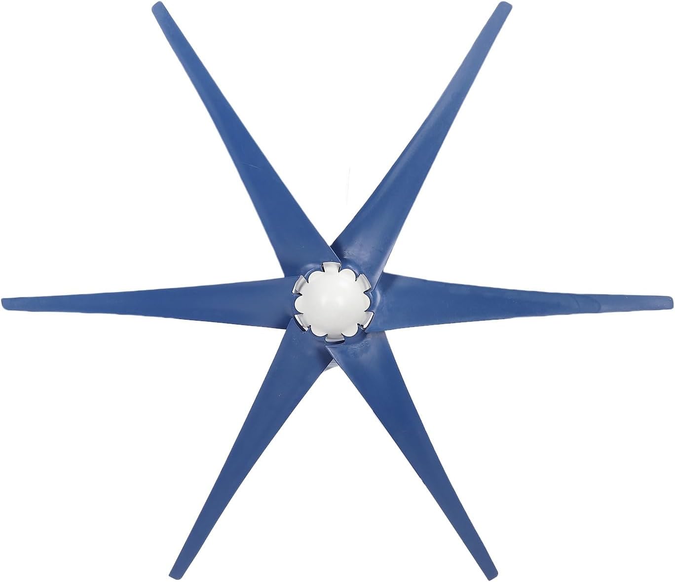 800W Wind Generator Kit 6 Blade Industrial Machinery Machine Professional Wind Turbines Small Windmill Generator (white 24V)