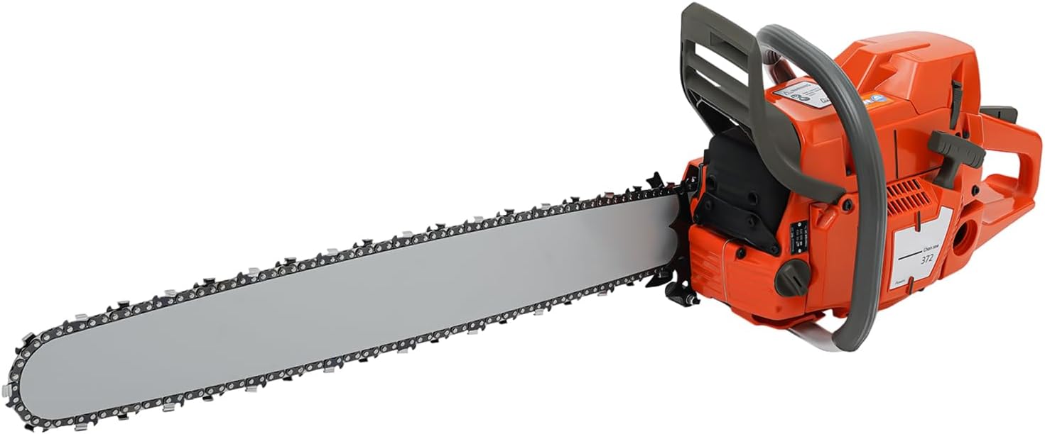71CC Gas Chainsaw, 28Inch Gas Powered Chainsaw, 2-Stroke Handheld Cordless Petrol Chain Saw for Garden, Farm, Home Use(Shipped in 2 Packages)