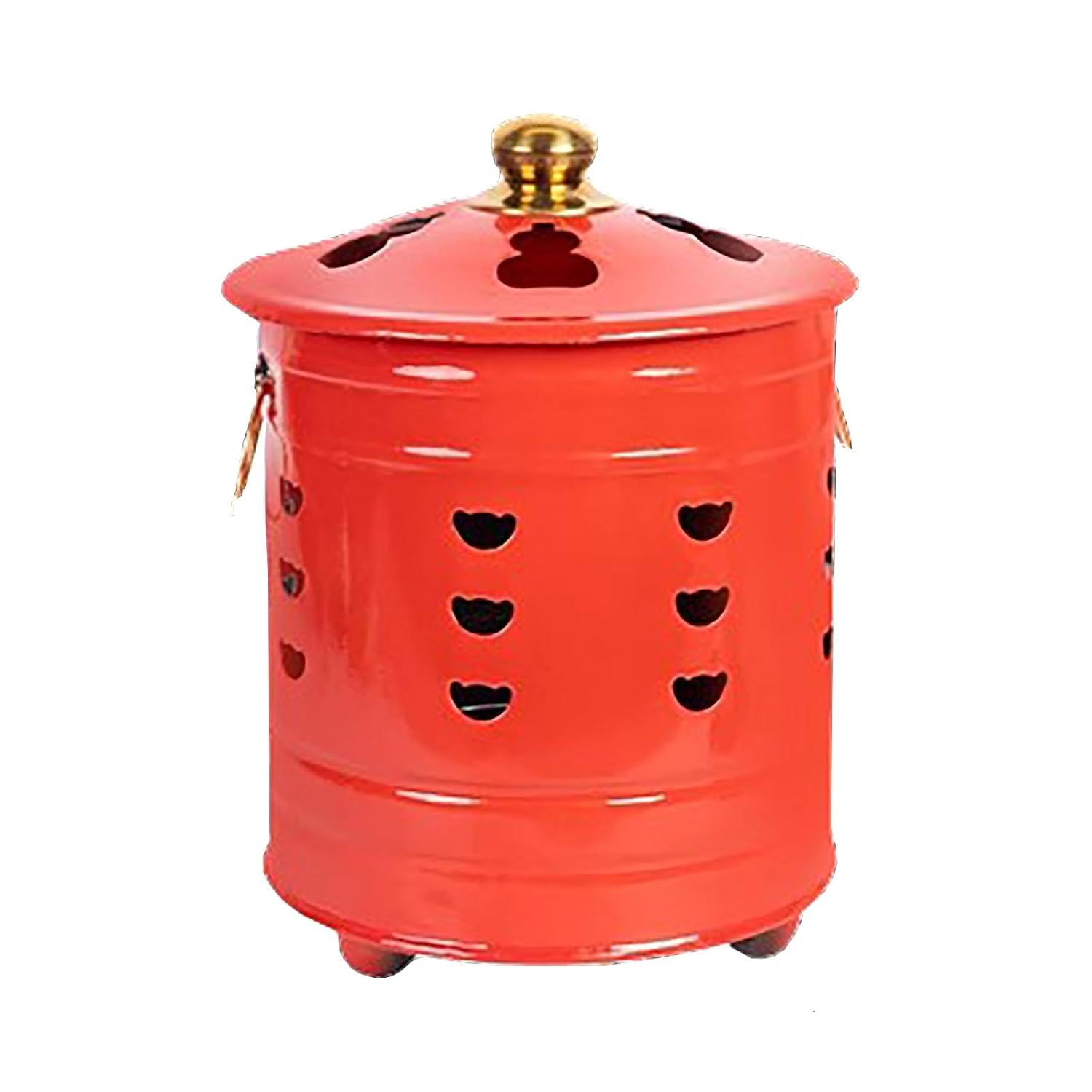 KAVERN Burn Barrel, Incinerator, Incinerator Barrel with Lid Incinerator, Fire Pit, Metal Barrel, Good to Burn Old Bills, Garden Leaf, Documents and Paper