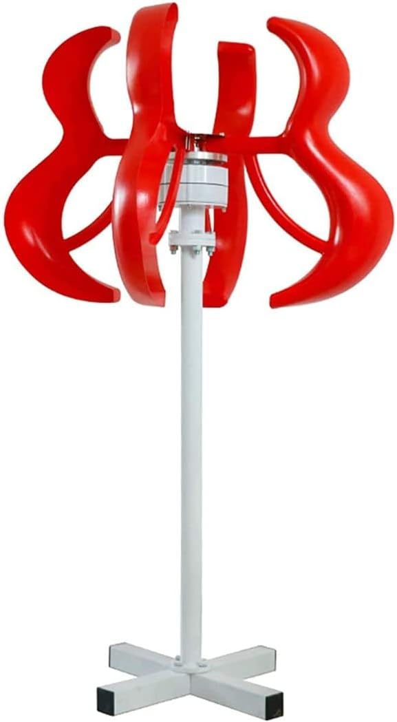 LiuSj JUnSt Vertical Wind Turbine Blades, 12000W 12V 24V 48V Vertical Axis Wind Generator with MPPT Controller Maglev Wind Turbine Generator