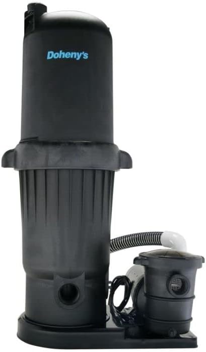 Doheny's Pool Pro Deluxe Cartridge Filter System for Above Ground Swimming Pool | 200 Sq. Ft. System