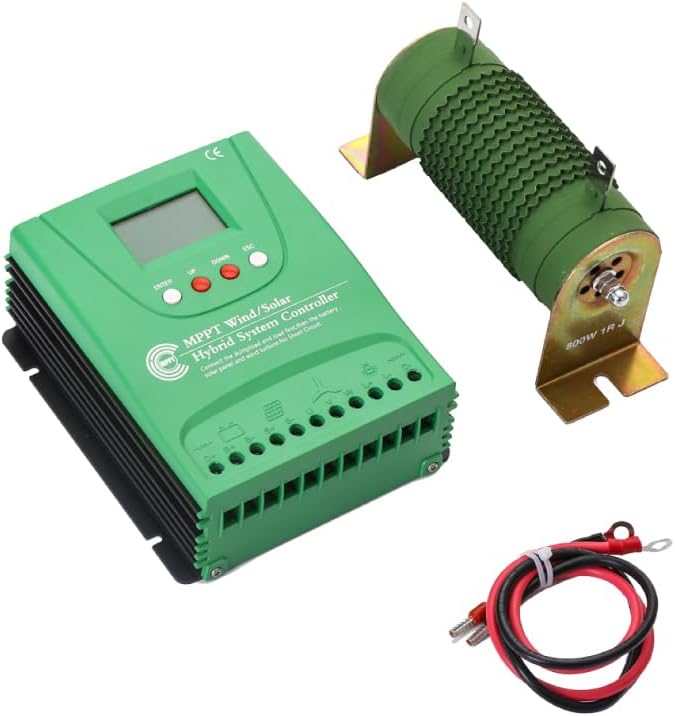 8000W Wind Solar Hybrid System MPPT Charge Controller Wind Turbine Solar Panel 12V 24V 48V Regulator(with Dump Load),220v