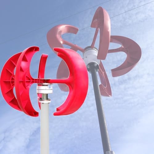 High-Efficiency 5-Blade Wind Turbine Generator 15000W/20000W for 12V/24V/48V Systems, Perfect for Home Use, Street Lighting & Hybrid Systems, Includes Vertical Controller.