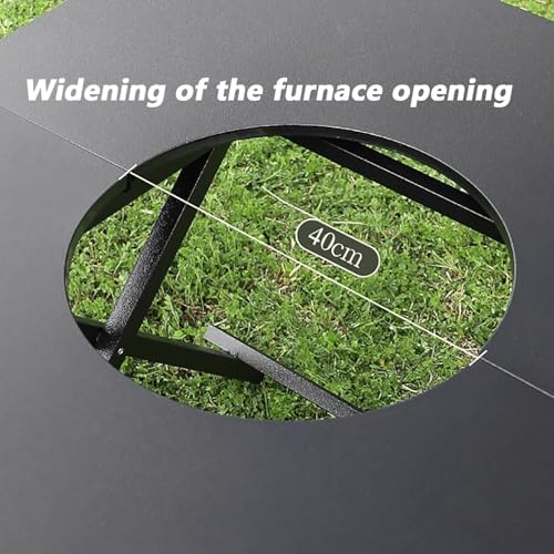 Portable Folding Grill Table - Outdoor BBQ Cooking Station for Picnic, Camping, Beach & Hiking - Easy Setup, Durable Design, Lightweight & Compact