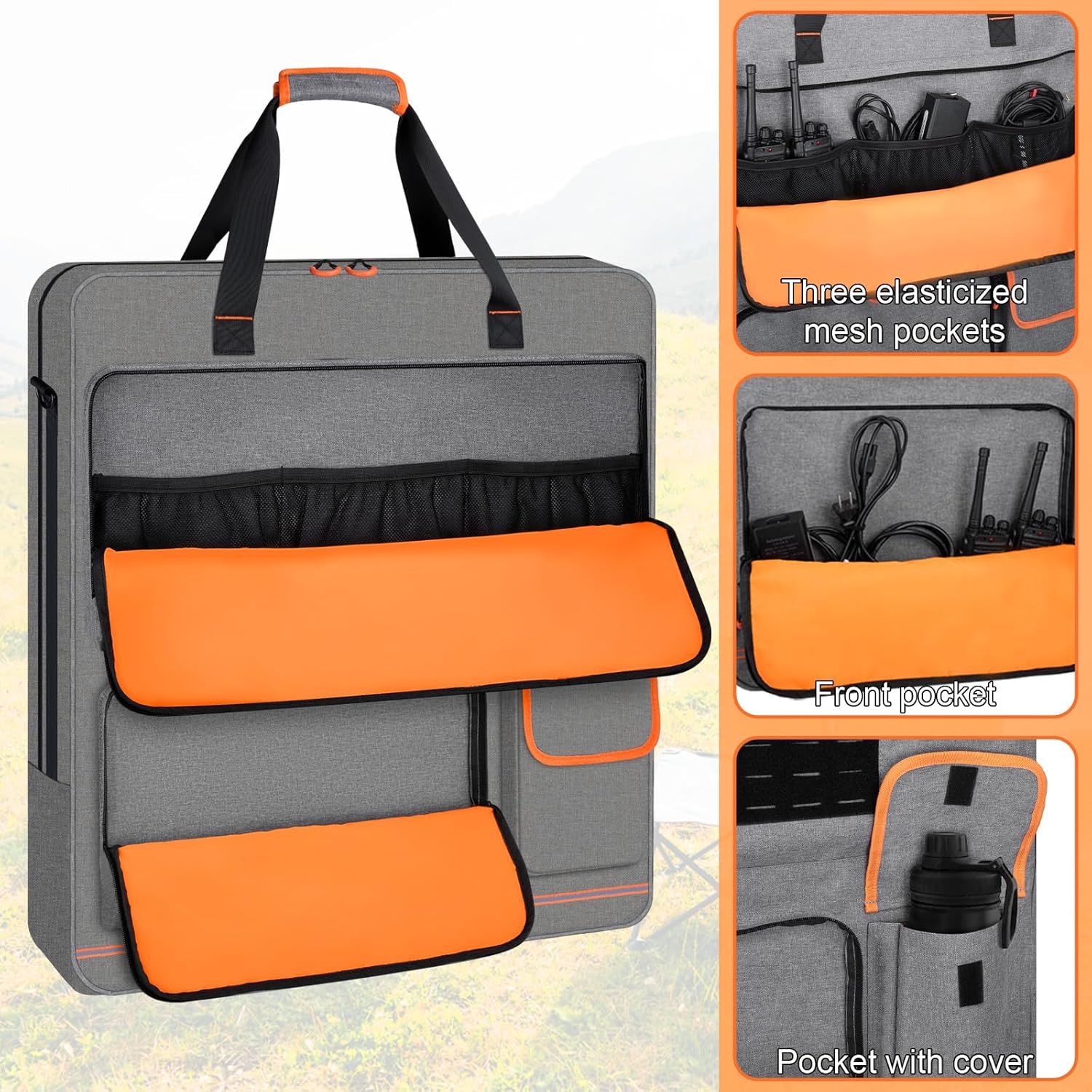 Solar Panel Storage Bag and Portable Station Bag Compatible with Jackery Explorer 500 and Jackery SolarSaga 100W 100X 200W