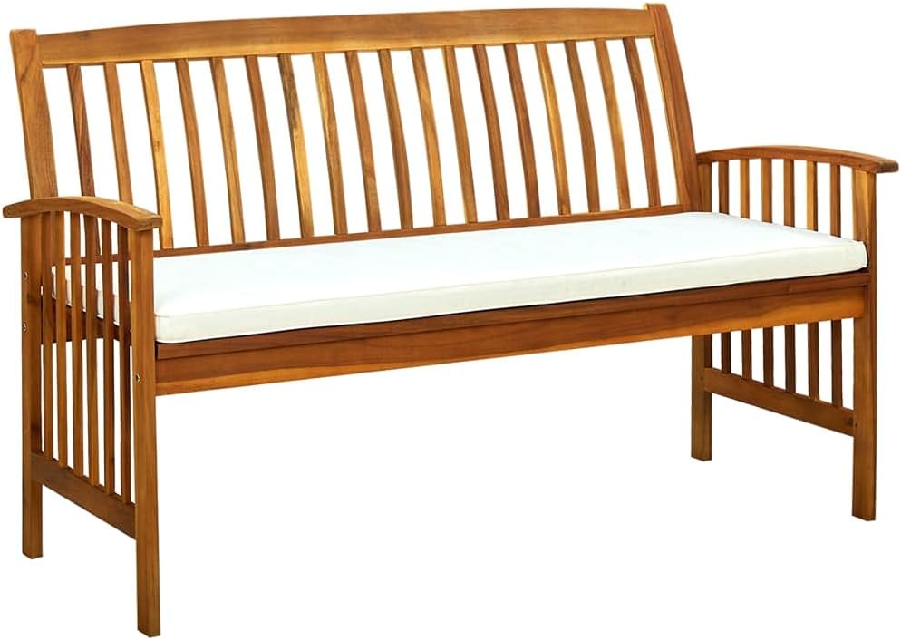 Patio Bench with Cushion 57.9