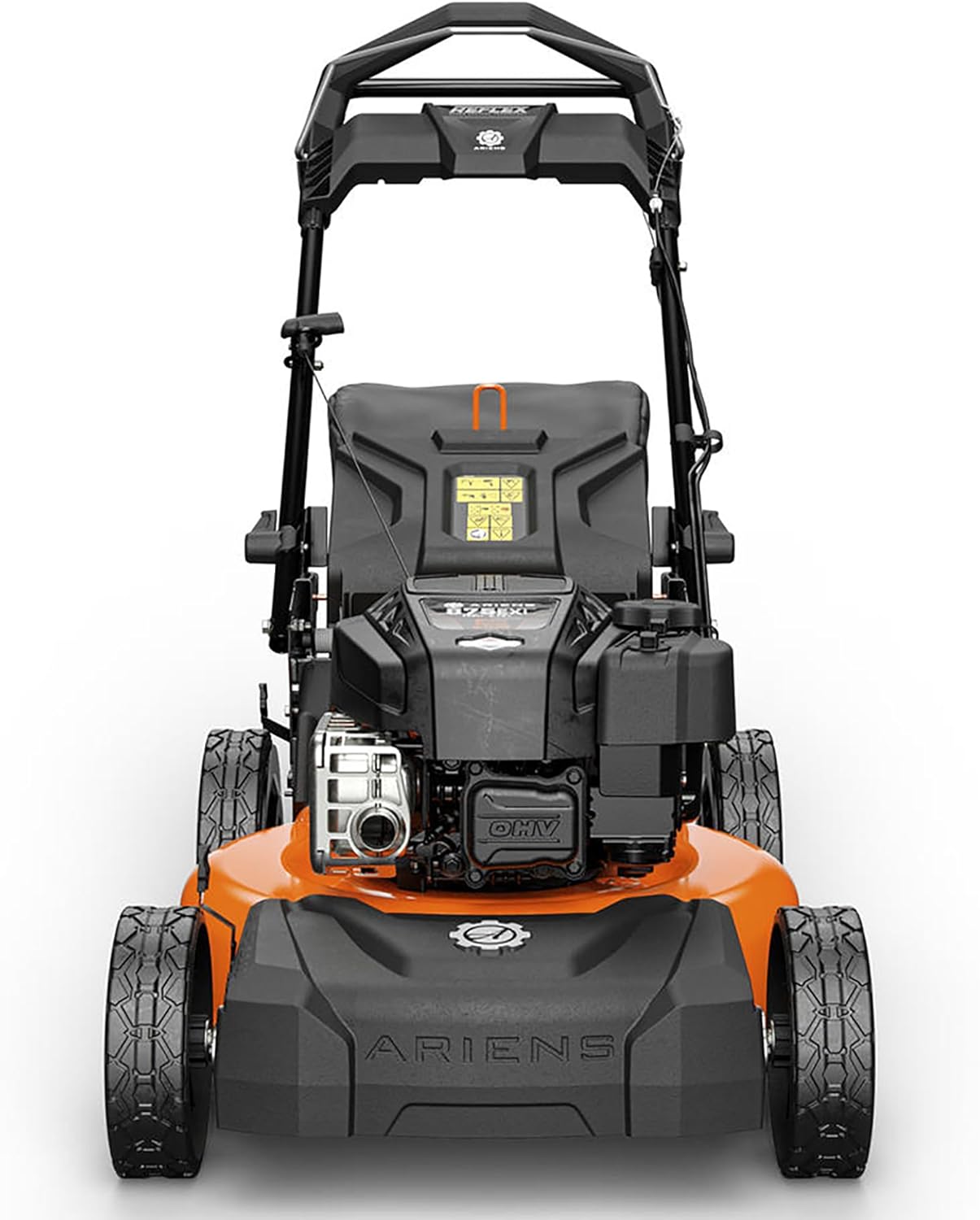 Ariens Razor 21 Inch Self Propelled Lawn Mower with Dual Blades and Reflex Speed Control, 7 Cutting Positions, Vertical Storage, Alloy Steel