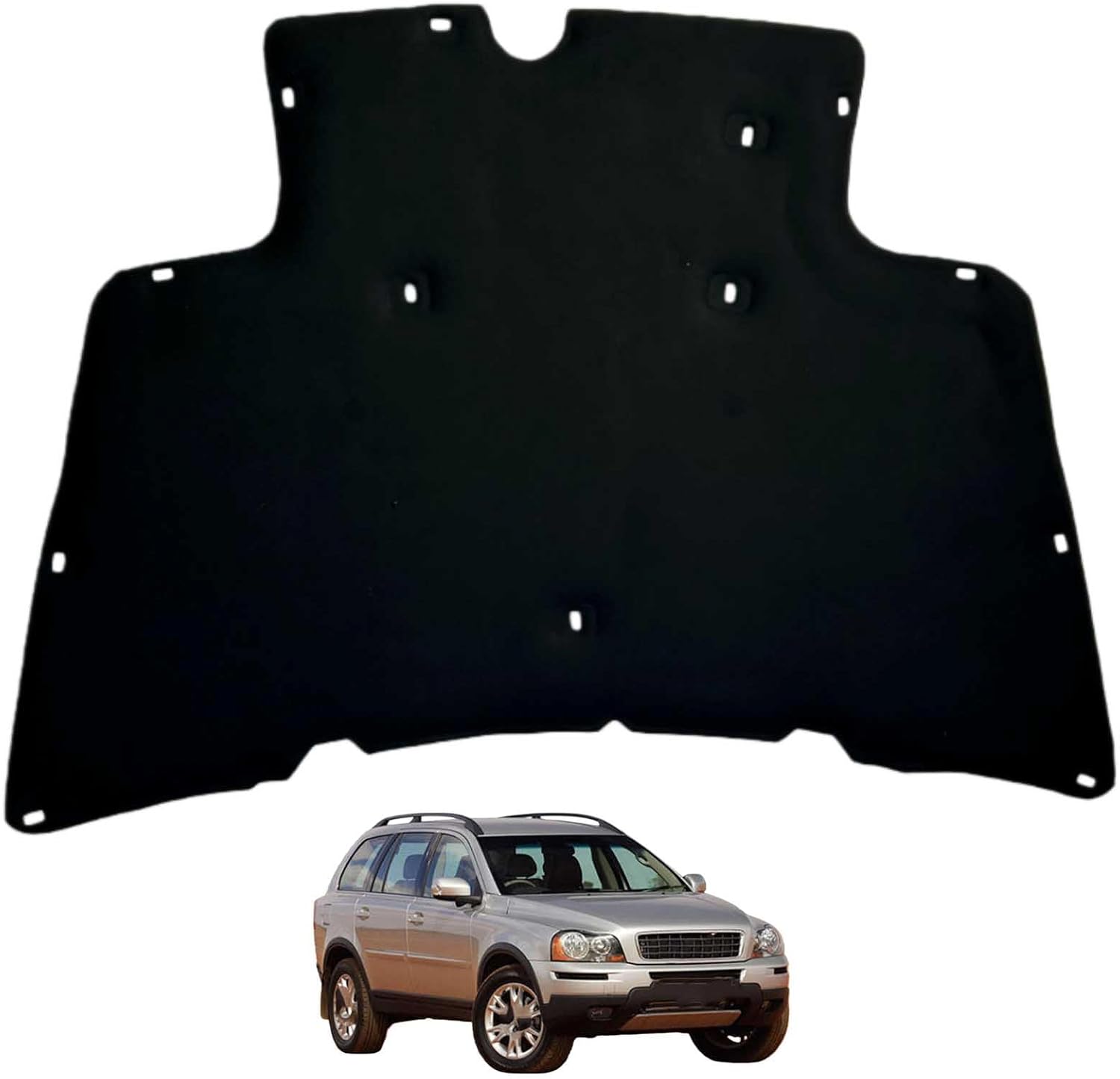 Car Front Hood Engine Sound Pad for Volvo XC90 2002-2012 OE:30761286, Heat Insulation Cotton Mat Cover Soundproof Car Accessories