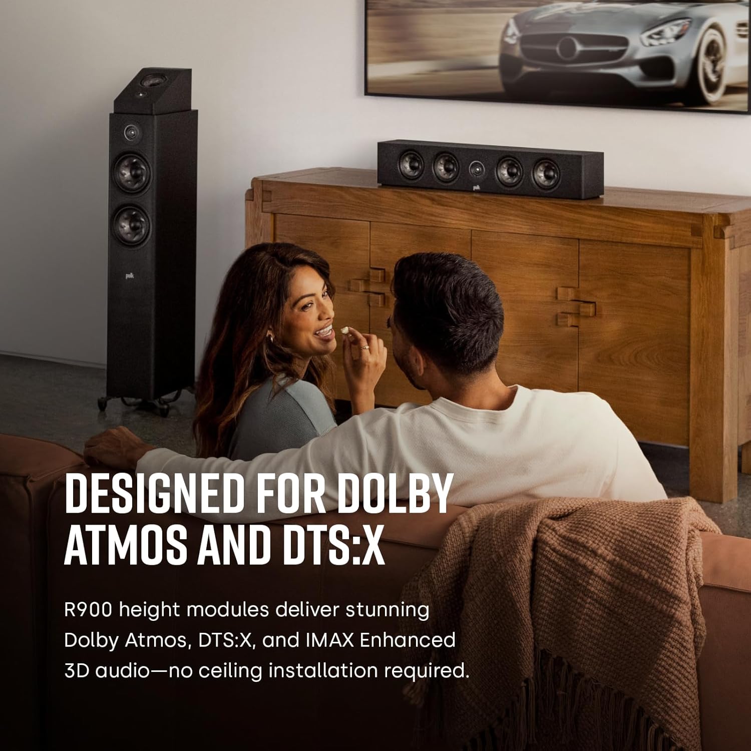 Polk Audio Reserve R900 Height Module, Dolby Atmos Speakers for 3D, Multidimensional Sound, 1