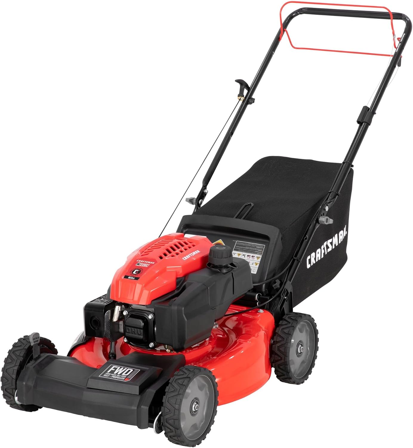 CRAFTSMAN Gas Mower, Self-Propelled, Forward, 163cc, 21-in., M220C (CM12A-A2C2093)