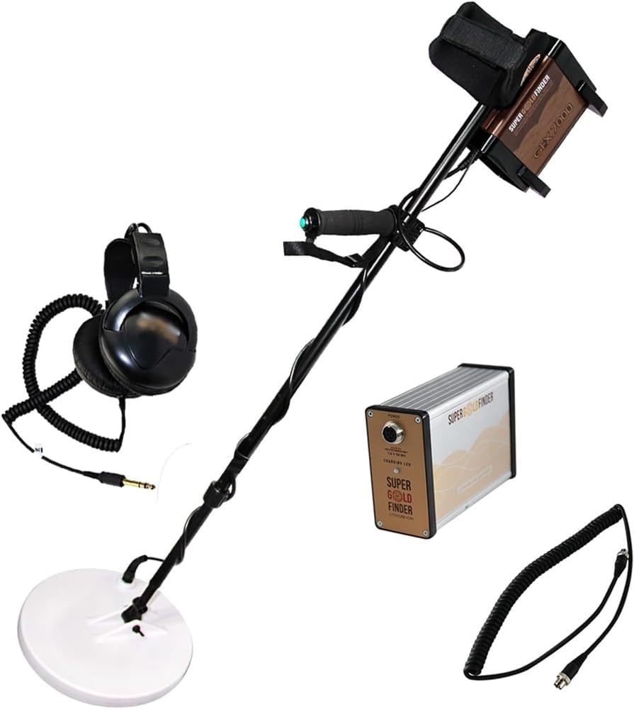 Professional Underground Metal Detector, High Sensitivity Gold Finder, Treasure Hunter Coil Long Range Deep Gold Detector, Fit for Kinds of Soil