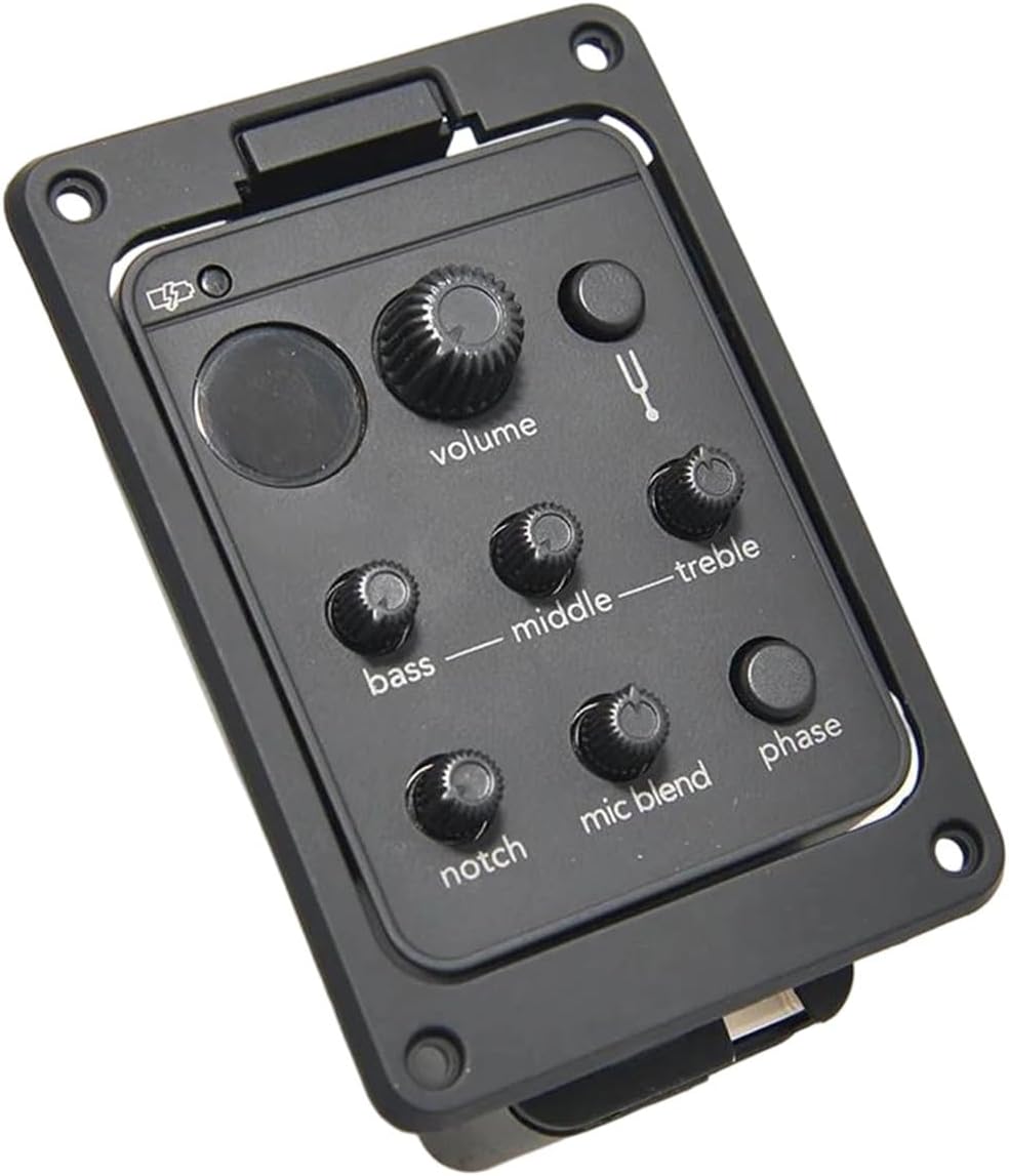 Acoustic Guitar Pickups Acoustic Guitar Pickup With Tuner Microphone Preamplifier Professional Accessories(6)