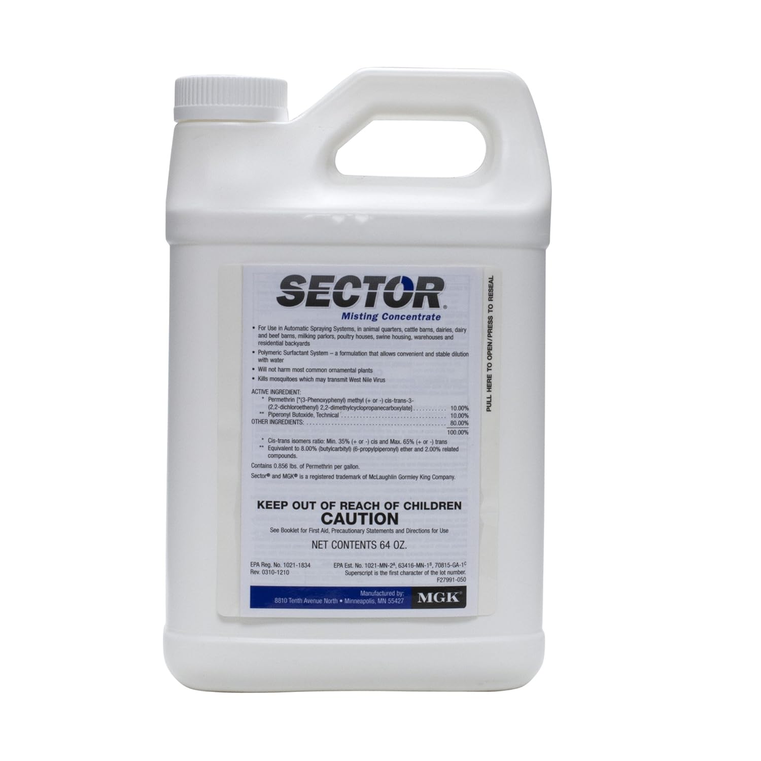 Sector Mosquito Misting Concentrate Riptide Substitute (4) 64 oz. jugs/1 case MGK1022