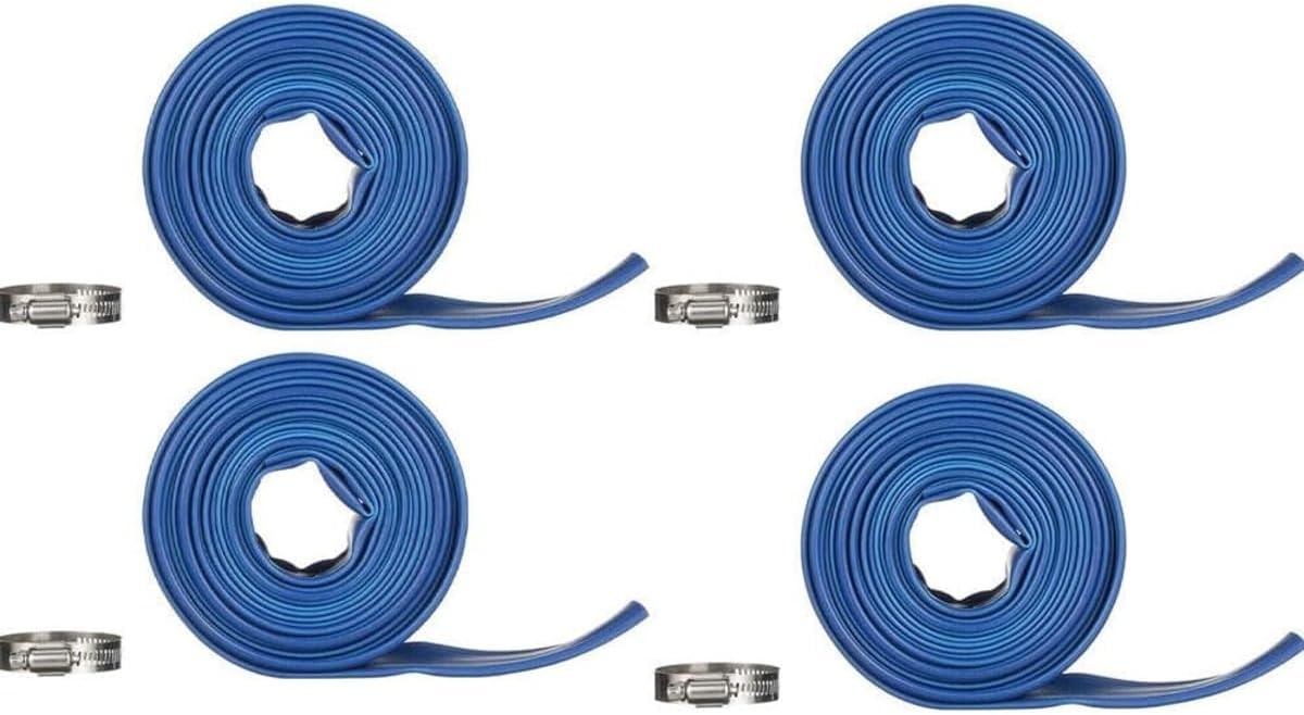 Replacement for Blue Devil 25-Foot Backwash Hose for Pool with Hose Clamp, 1-1/2