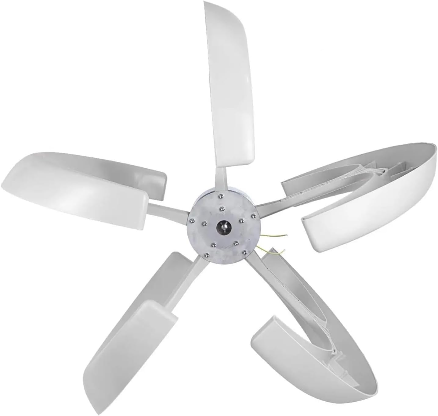 Wind Turbine 600W 24V Wind Turbine Generator Lantern Vertical Axis Wind Generator 5 Leaves with Controller Motor Kit White Red Low Starting Speed for Home(White)