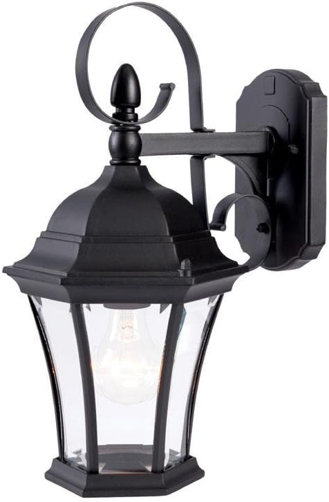 Acclaim 5423BK New Orleans Collection 1-Light Wall Mount Outdoor Light Fixture, Matte Black