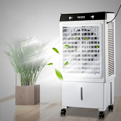 Evaporative Air Cooler, Personal Swamp Cooler with Large Water Tank and 3 Speeds, Fast Cooling Portable Air Conditioners for Room