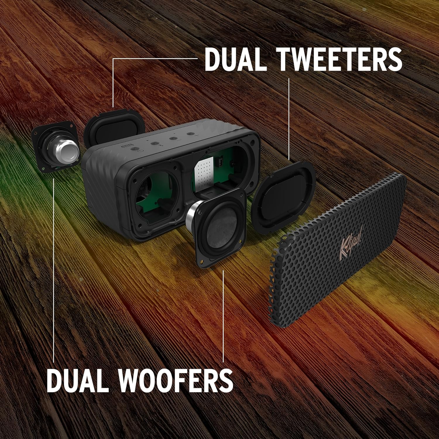 Klipsch Nashville Portable Bluetooth Speaker with a 2.25