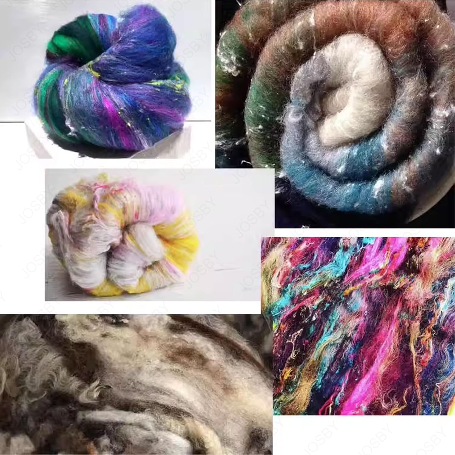 Drum Carder, Wool Fiber Carding Machine, Adjustable Roller Gap, Wool Felt-Making Tool, for Artistic Creation, DIY Craft