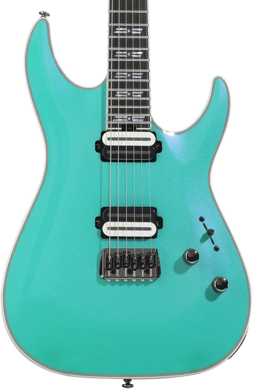 Schecter C-1 SLS Hollywood Electric Guitar - Glacier Metallic