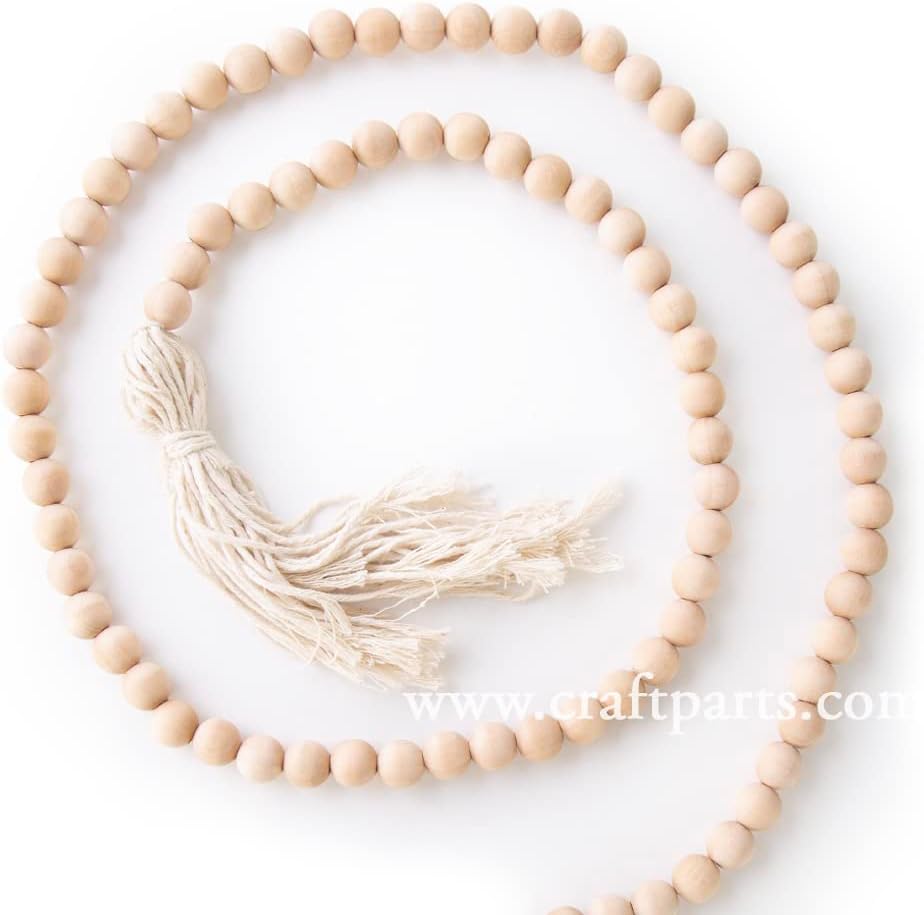 12MM (1/2 inch ) Round Wooden Beads w/ 5/32 inch hole-Bag of 2000