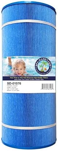 Spa-Daddy SD-01076 Filter - Replacement for Waterway Eco-Kleer 200 | Blue Material Blue Material Replaces Pleatco PWWEK200-M | Unicel C-9489AM