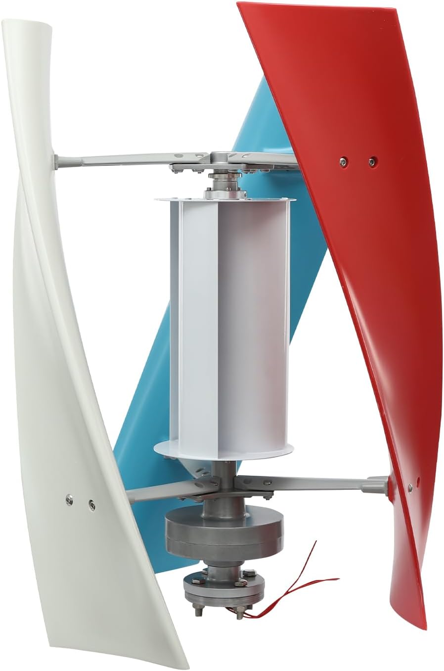 12V Vertical Wind Generator with 3 Fan Blades, 20.87 x 29.53 inches Generators Windmill with Controller, Top of Pole Installat Wind Energy Generator for Energy Supplies in Homes and Industries