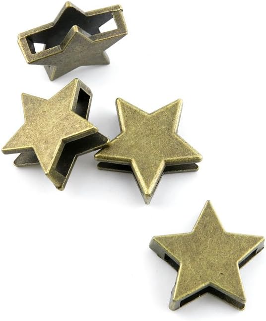 420 Pieces Jewelry Making Charms Findings Antique Bronze Brass Fashion Jewellery Wholesale Supplies Pendant Lots Bulk Supply ME040 Star Beads