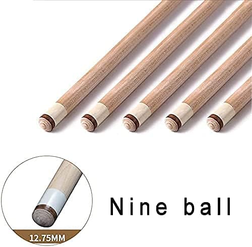 Pool Cues Billiard Cue 58Inch Pool Cue Stick 1/2 Billiard Stick Professiol Pool Stick/Cue 12.5Mm Tip Pool Cue with Cleaning Towel and Other Accessories D 147Cm/58In (A 147Cm/58In)