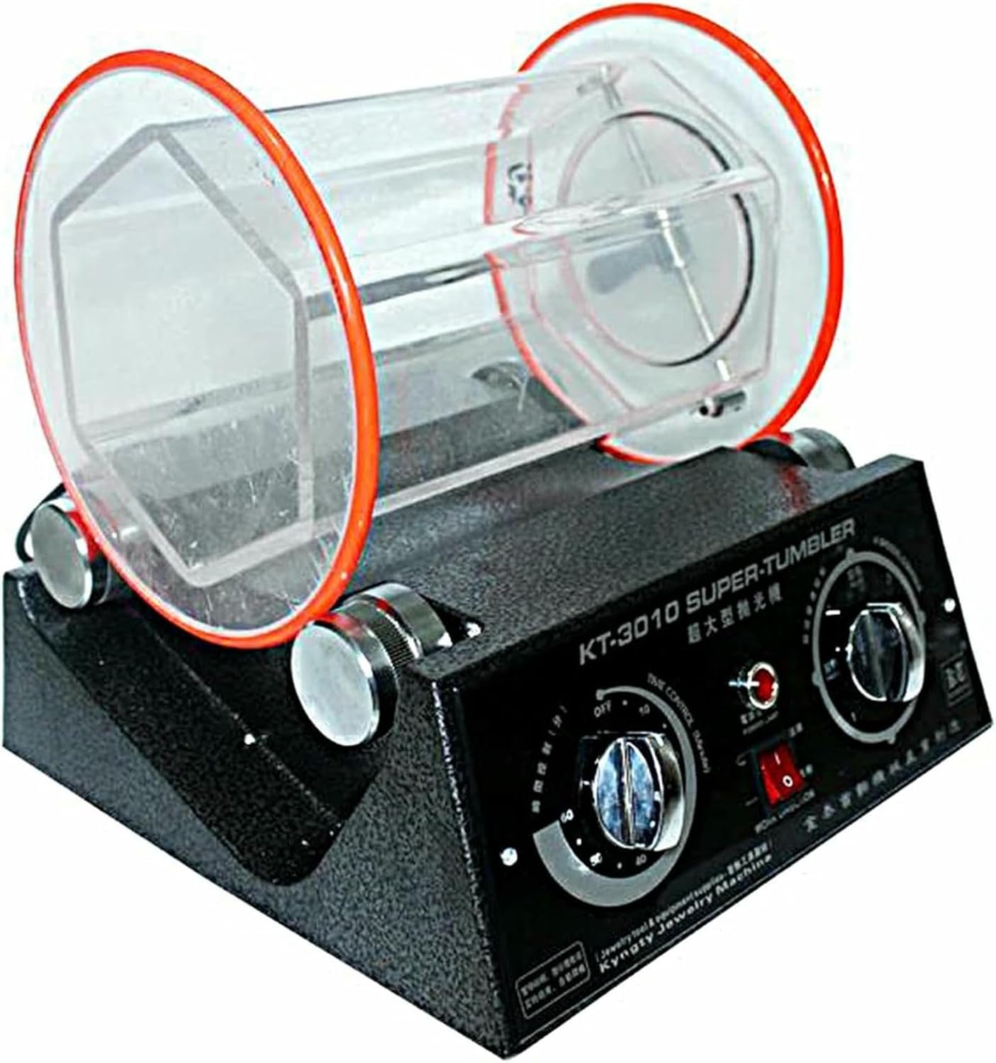 Jade Grinding Polishing Machine Jewelry Polisher Finisher Machine Surface Cleaner Drum Metal Burrs Coin Polishing Bead for Chamfering Flat Grinder