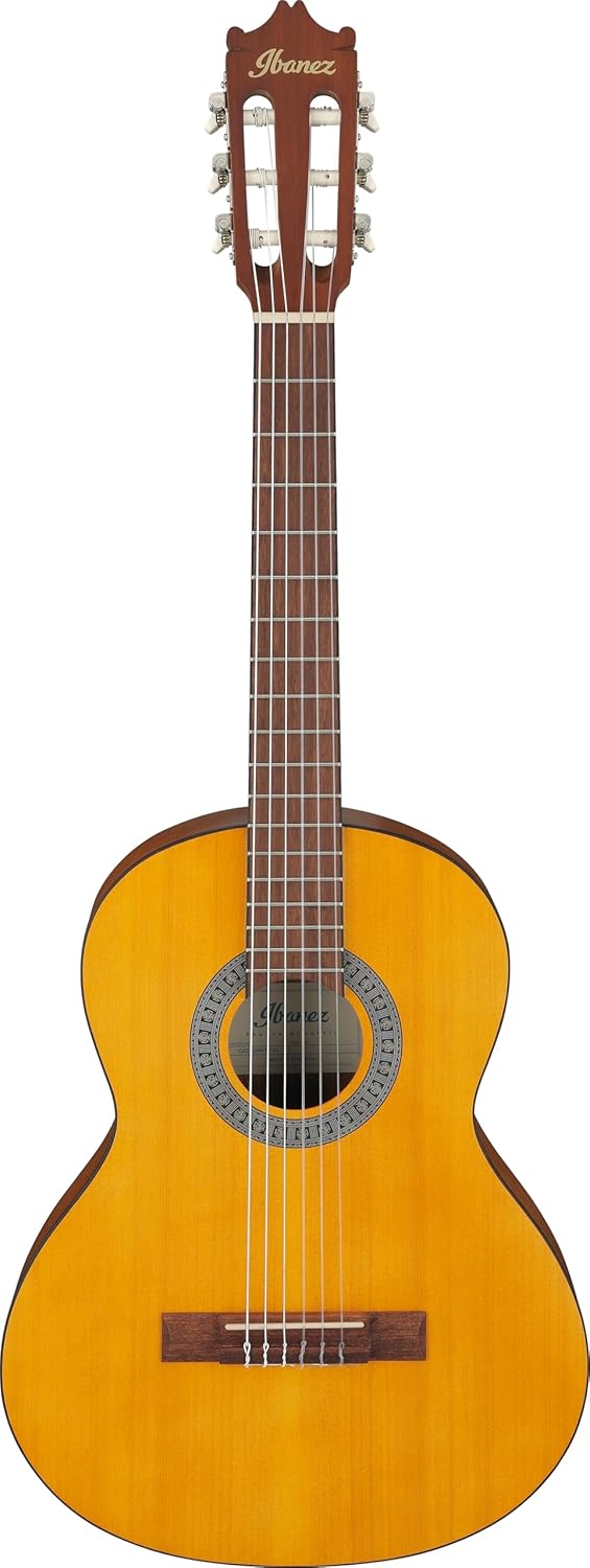 Ibanez GA2 3/4 Size Nylon String Guitar, Open Pore Amber