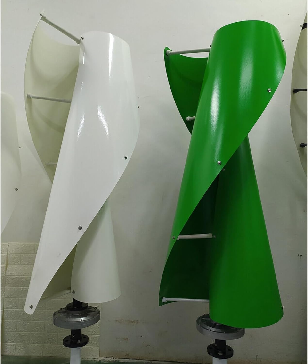 CHRISK 3000W Vertical Axis Magnetic Levitation Wind Turbine Windmill with MPPT Controller Vertical Wind Turbine Set