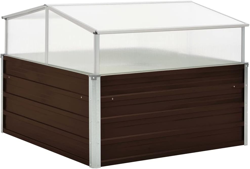 Greenhouse,Garden Greenhouse, Brown 39.4