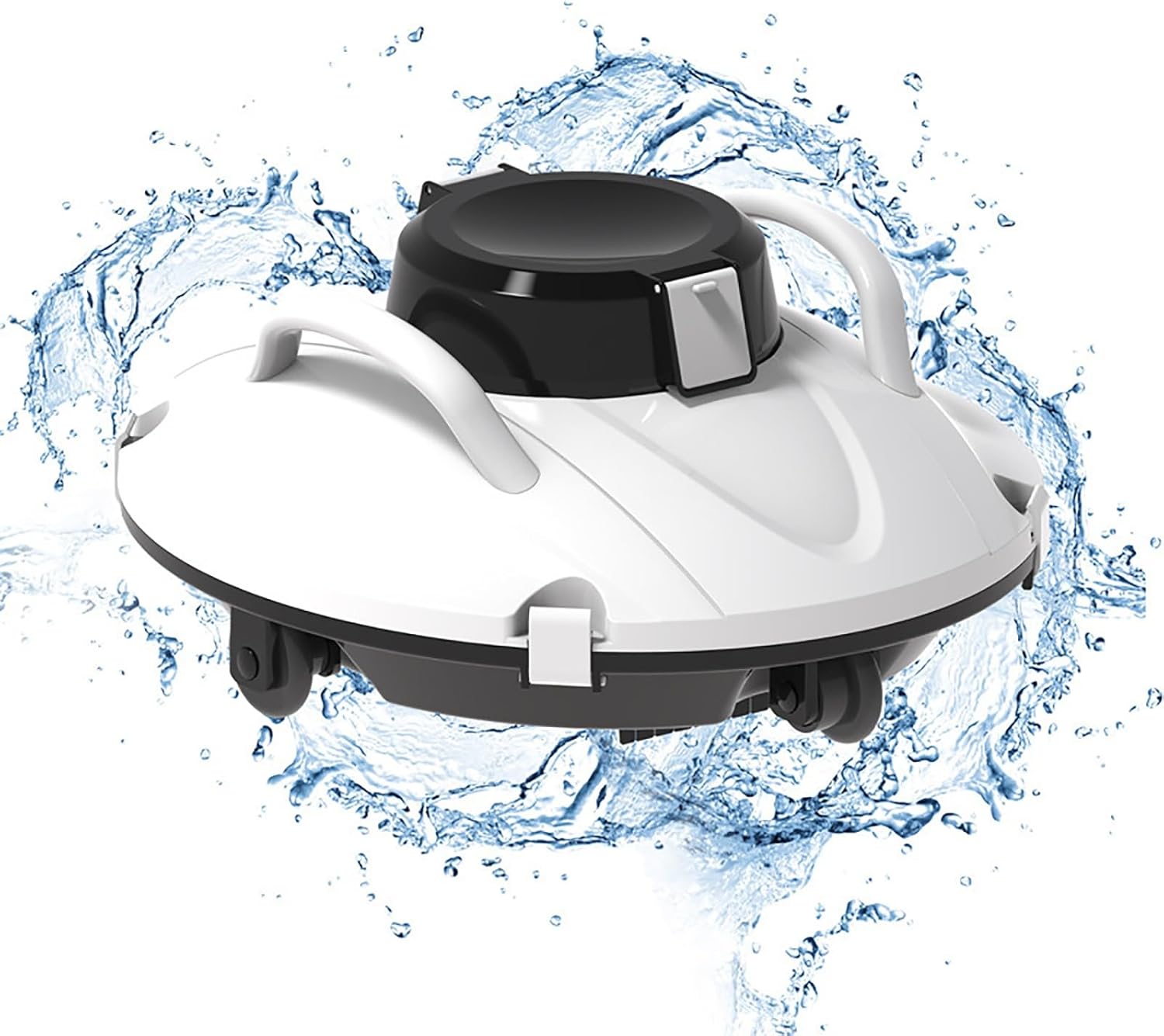 Above Ground Pool Vacuum, Cordless Robotic Pool Cleaner, Lightweight Pool Sweepers for 646 Sq.ft Inground Swimming Pools