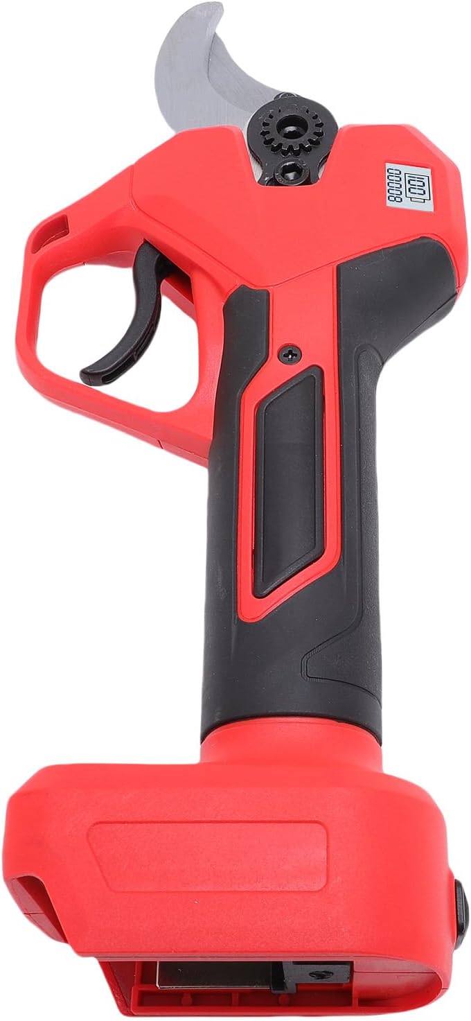 YWBL-WH Electric Pruning Shears, Professional Cordless Pruner with Safety Lock and LCD Display, 2 Tons Cutting Force for Gardening Tree Branch Pruning 20mm to 30mm