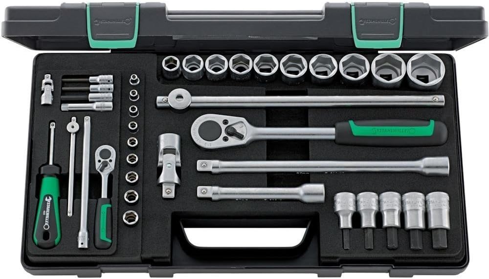 Stahlwille 38-Piece Hex Socket Set 1/4